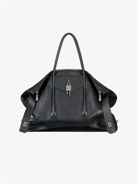 givenchy antigona lock xs padded leather tote|Givenchy antigona handbags.